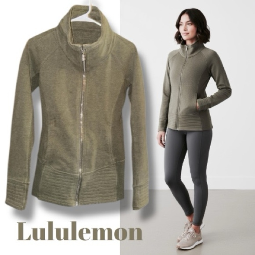 Lululemon Athletica Khaki Utility Jacket